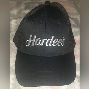 New Hardees Star Cap/Hat With Embroidered Logo And Hardee's Star On Back